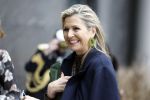 Amsterdam 16 februari 2022
Koningin Maxima arriveert bij het ABN AMRO bank kantoor op de zuidas voor bijeenkomst inclusive banking.