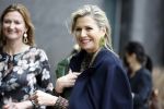 Amsterdam 16 februari 2022
Koningin Maxima arriveert bij het ABN AMRO bank kantoor op de zuidas voor bijeenkomst inclusive banking.