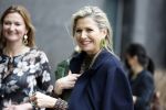 Amsterdam 16 februari 2022
Koningin Maxima arriveert bij het ABN AMRO bank kantoor op de zuidas voor bijeenkomst inclusive banking.