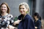 Amsterdam 16 februari 2022
Koningin Maxima arriveert bij het ABN AMRO bank kantoor op de zuidas voor bijeenkomst inclusive banking.