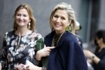 Amsterdam 16 februari 2022
Koningin Maxima arriveert bij het ABN AMRO bank kantoor op de zuidas voor bijeenkomst inclusive banking.