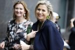 Amsterdam 16 februari 2022
Koningin Maxima arriveert bij het ABN AMRO bank kantoor op de zuidas voor bijeenkomst inclusive banking.