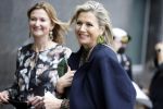 Amsterdam 16 februari 2022
Koningin Maxima arriveert bij het ABN AMRO bank kantoor op de zuidas voor bijeenkomst inclusive banking.