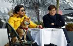 Amsterdam 30 januari 2022
Mark Baanders met zijn vader en zijn hond op terras in Amsterdam Zuid.