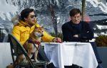 Amsterdam 30 januari 2022
Mark Baanders met zijn vader en zijn hond op terras in Amsterdam Zuid.