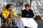 Amsterdam 30 januari 2022
Mark Baanders met zijn vader en zijn hond op terras in Amsterdam Zuid.