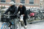 Amsterdam 19 januari 2022
Michiel Romeijn op de fiets in het centrum van Amsterdam.