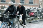 Amsterdam 19 januari 2022
Michiel Romeijn op de fiets in het centrum van Amsterdam.