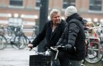 Amsterdam 19 januari 2022
Michiel Romeijn op de fiets in het centrum van Amsterdam.