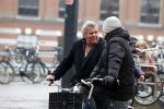 Amsterdam 19 januari 2022
Michiel Romeijn op de fiets in het centrum van Amsterdam.