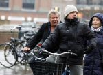 Amsterdam 19 januari 2022
Michiel Romeijn op de fiets in het centrum van Amsterdam.