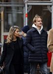 Amsterdam 29 januari 2022
Monica Geuze en haar vriend Robbert Kroese wandelnd door Amsterdam zuid.