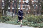 Amsterdam 14 januari 2022
Patrick Martens hard lopend in het Oosterpark in Amsterdam.