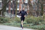 Amsterdam 14 januari 2022
Patrick Martens hard lopend in het Oosterpark in Amsterdam.