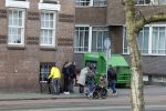 Amsterdam 15 februari 2022
Pers voor het politieburo Lijnbaansgracht waar Lil Kleine en Glennis Grace zitten