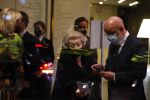 Amsterdam 6 februari 2022
Afscheidsconcert naar aanleiding van overlijden Bernard Haitink in het concertgebouw. Prinses Beatrix is aanwezig en moet gewoon een corona check laten doen.