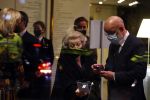 Amsterdam 6 februari 2022
Afscheidsconcert naar aanleiding van overlijden Bernard Haitink in het concertgebouw. Prinses Beatrix is aanwezig en moet gewoon een corona check laten doen.