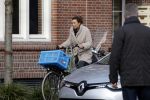 Amsterdam 13 februari 2022
Prinses Marilene op de fiets in Amsterdam zuid.