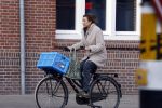 Amsterdam 13 februari 2022
Prinses Marilene op de fiets in Amsterdam zuid.