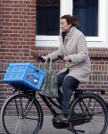 Amsterdam 13 februari 2022
Prinses Marilene op de fiets in Amsterdam zuid.