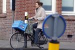 Amsterdam 13 februari 2022
Prinses Marilene op de fiets in Amsterdam zuid.
