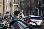 Amsterdam 13 februari 2022
Prinses Marilene op de fiets in Amsterdam zuid.