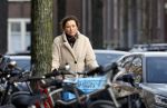 Amsterdam 13 februari 2022
Prinses Marilene op de fiets in Amsterdam zuid.