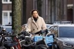 Amsterdam 13 februari 2022
Prinses Marilene op de fiets in Amsterdam zuid.