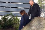 Mijdrecht 10 januari 2022
Rachel hazes en Klaas Otto vertrekken bij het huis van Rachel
