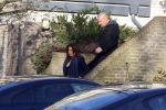 Mijdrecht 10 januari 2022
Rachel hazes en Klaas Otto vertrekken bij het huis van Rachel