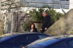 Mijdrecht 10 januari 2022
Rachel hazes en Klaas Otto vertrekken bij het huis van Rachel