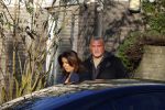 Mijdrecht 10 januari 2022
Rachel hazes en Klaas Otto vertrekken bij het huis van Rachel