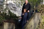 Mijdrecht 10 januari 2022
Rachel hazes en Klaas Otto vertrekken bij het huis van Rachel
