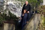 Mijdrecht 10 januari 2022
Rachel hazes en Klaas Otto vertrekken bij het huis van Rachel