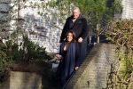 Mijdrecht 10 januari 2022
Rachel hazes en Klaas Otto vertrekken bij het huis van Rachel