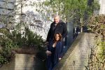 Mijdrecht 10 januari 2022
Rachel hazes en Klaas Otto vertrekken bij het huis van Rachel