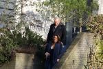 Mijdrecht 10 januari 2022
Rachel hazes en Klaas Otto vertrekken bij het huis van Rachel