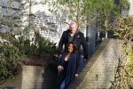 Mijdrecht 10 januari 2022
Rachel hazes en Klaas Otto vertrekken bij het huis van Rachel