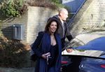 Mijdrecht 10 januari 2022
Rachel hazes en Klaas Otto vertrekken bij het huis van Rachel