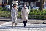 Laren 7 februari 2022
Rene v d Gijp en zijn vrouw Minouche op weg naar de boekpresentatie van Willibrord Frequin.