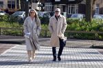 Laren 7 februari 2022
Rene v d Gijp en zijn vrouw Minouche op weg naar de boekpresentatie van Willibrord Frequin.