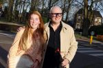 Laren 7 februari 2022
Rene v d Gijp en zijn vrouw Minouche op weg naar de boekpresentatie van Willibrord Frequin.