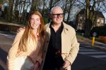 Laren 7 februari 2022
Rene v d Gijp en zijn vrouw Minouche op weg naar de boekpresentatie van Willibrord Frequin.