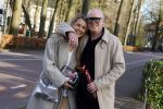 Laren 7 februari 2022
Rene v d Gijp en zijn vrouw Minouche op weg naar de boekpresentatie van Willibrord Frequin.