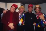 6 Februari 1995 Rene v Gijp optredend met het karnavalsliedje 