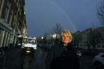 Den Haag 4 februari 2022
Rob en Ferdi Bolland worden geeerd met een plakaat op de muur van een huis met een tekst van 1 van hun liedjes daarop. Het hangt in de straat waar Rob Bolland woont.
