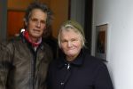 Den Haag 4 februari 2022
Rob en Ferdi Bolland worden geeerd met een plakaat op de muur van een huis met een tekst van 1 van hun liedjes daarop. Het hangt in de straat waar Rob Bolland woont.