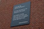 Den Haag 4 februari 2022
Rob en Ferdi Bolland worden geeerd met een plakaat op de muur van een huis met een tekst van 1 van hun liedjes daarop. Het hangt in de straat waar Rob Bolland woont.