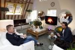 Leeuwarden 9 februari 2022
Rogier Smit in zijn nieuwe huis met zijn hond brownie. 
Matthijs Albers interviewt hem