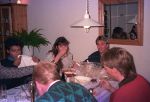 Eindhoven, 15 December 1988
Gourmetavond met Romario Monica Peter Smulders Addick Koot  Peggy Koot en Bartina Koeman en Ronald Koeman